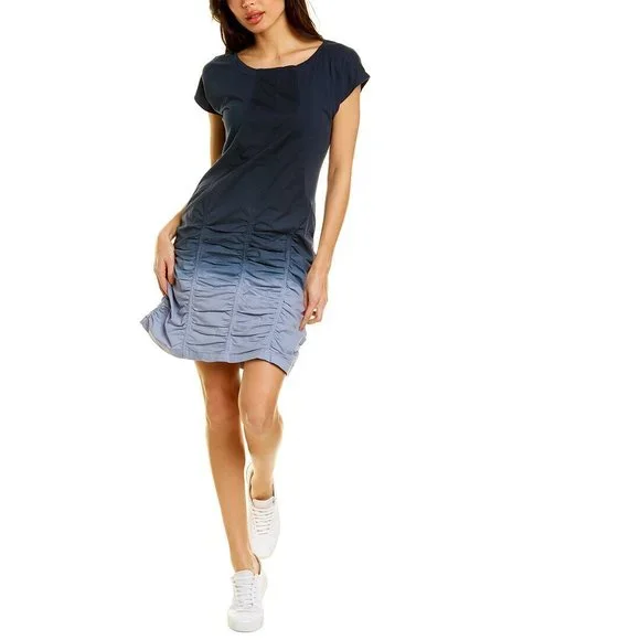 knee length dresses for ladies Aviana Short Sleeve Lace Skater Dress - Navy | Skirt & Stiletto main image 1